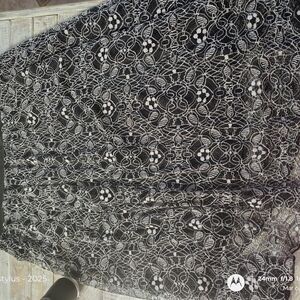 LuLaRoe Black and Gray Lace Skirt